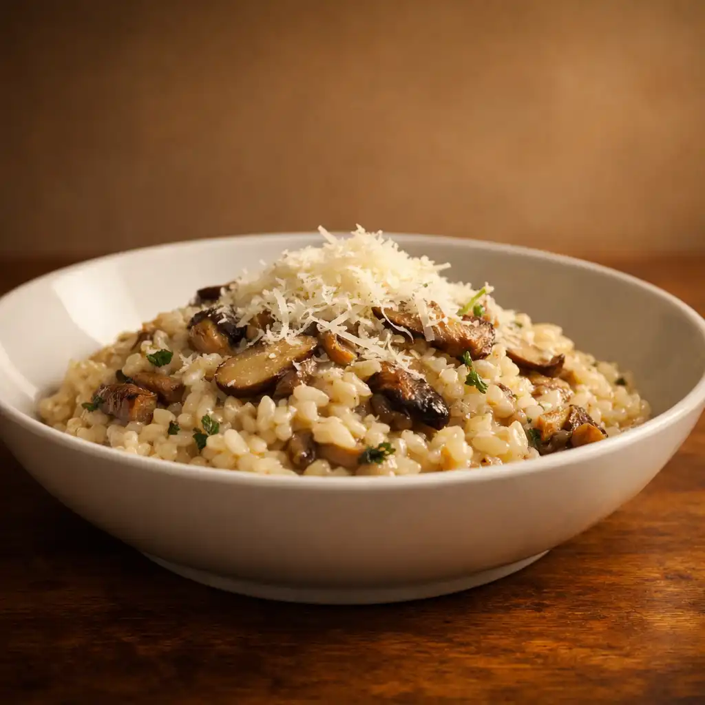 Risotto z borowikami i parmezanem